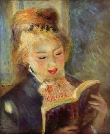 Renoir, La lettrice, 1876, Museo d'Orsay, Parigi