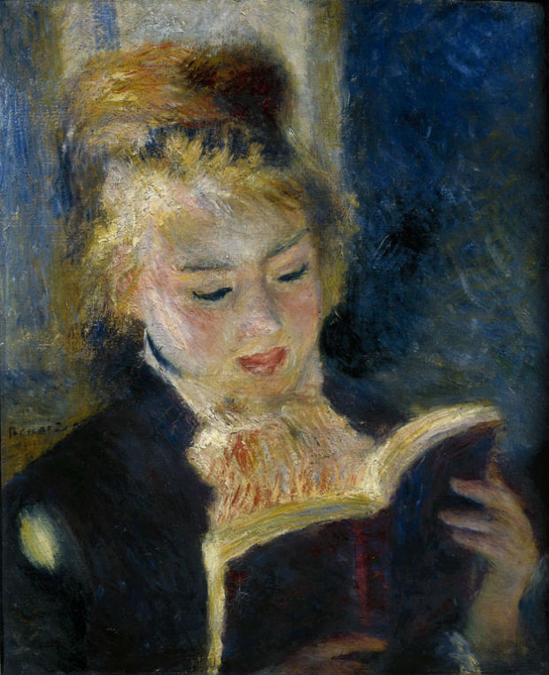 Pierre-Auguste Renoir. La lettrice, 1874-1876. Olio su tela; 46,5 x 38,5 cm. Paris, Musée d’Orsay (RF 3757) © Bridgeman/ Archivi Alinari